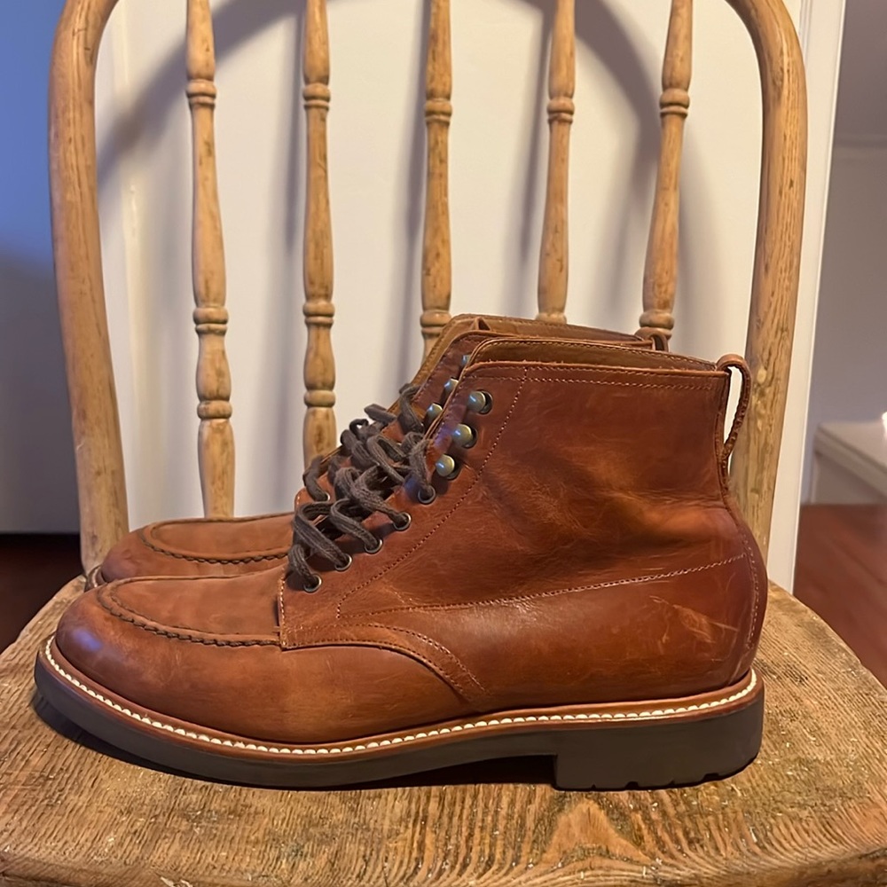 Jcrew Kenton Pacer Boot - Chestnut. Leather Size 8.5 M